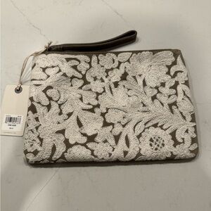 Brand New Tags attached Lucky Brand stitched wristlet